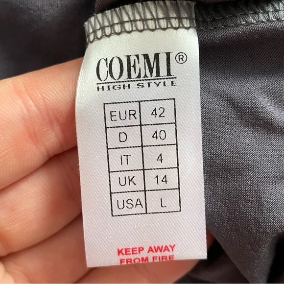 Coemi Dusty Gray Lace Tank Top - Picture 6 of 7